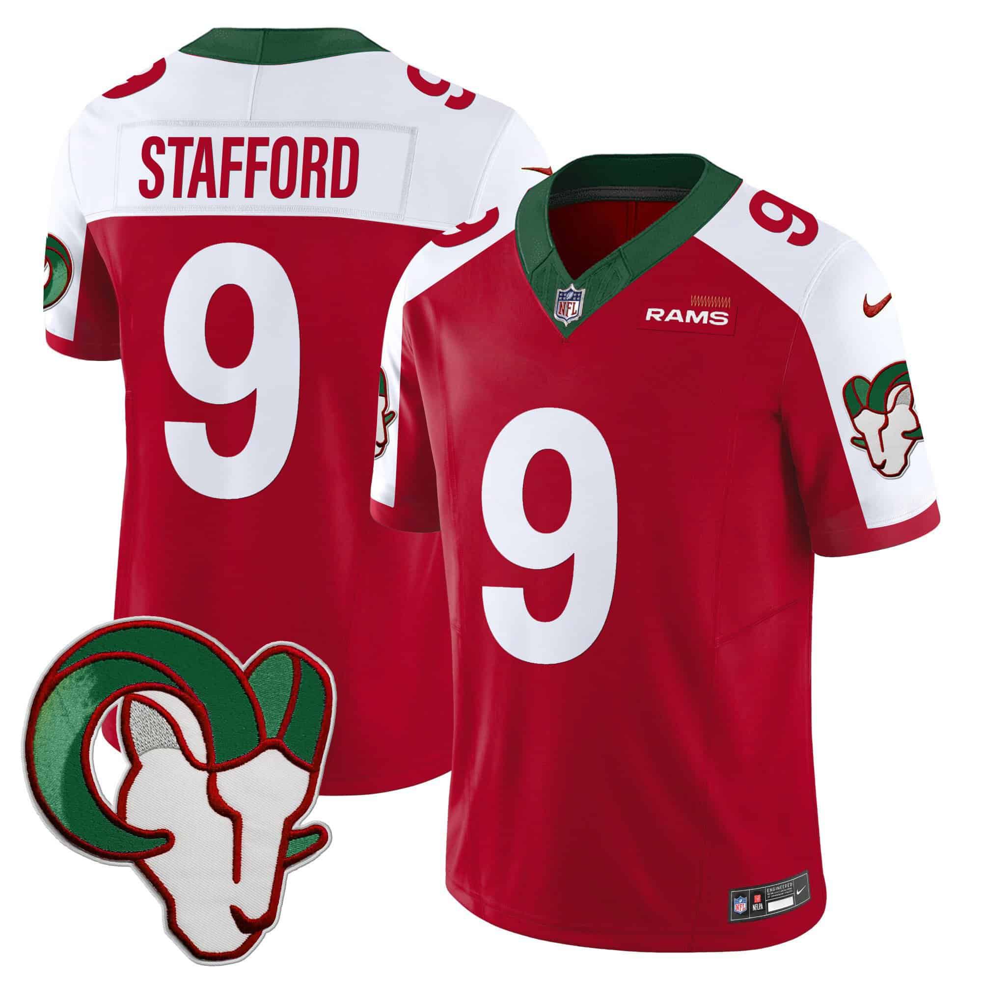 Men Los Angeles Rams #9 Stafford Red 2024 Nike Mexico Vapor Limited NFL Jersey->indianapolis colts->NFL Jersey